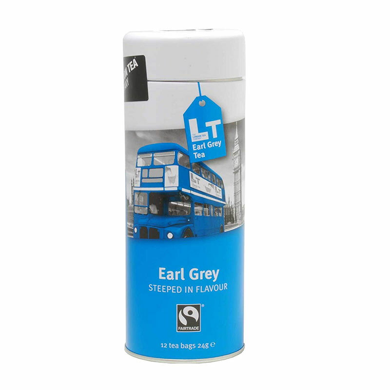 The London Tea Company Earl Grey 12 Tea Bags Gift Tin ザ・ロンドン・ティー・カンパニー アールグレイ 12袋入り