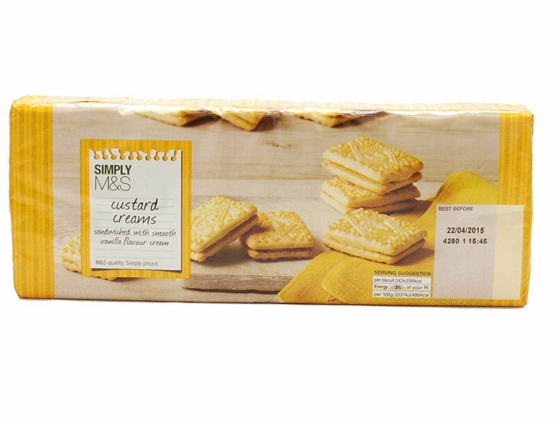 MARKS&SPENCER CUSTARD CREAMS 400G p}[NXXyT[ JX^[hN[rXPbg yCOizysAiz