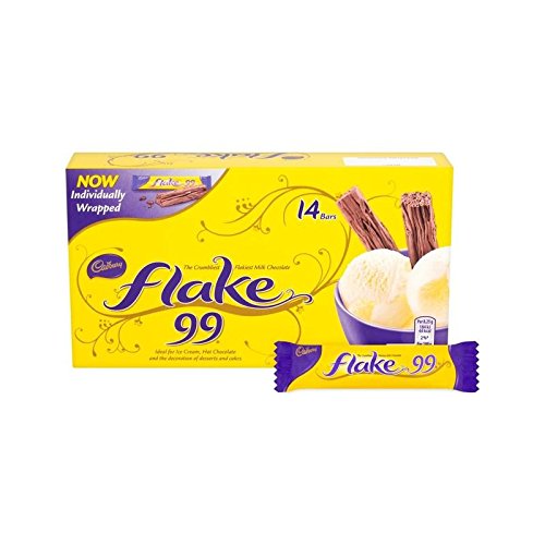 Cadbury Flake 99 Chocolate 14 per pack 114g (Pack of 4) フレーク99 チョコレート14 (x 4) -