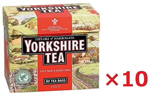 Yorkshire tea 80bags x 10 ヨークシャーティー