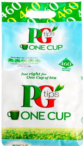 PG Tips One Cup Pyramid 460 Bags PGティップス ワンカップ ピラミッド型ティーバッグ 460袋 大容量