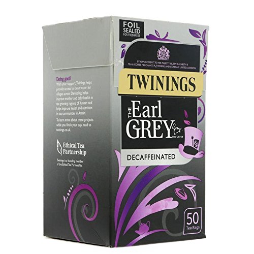 Twinings Earl Grey Decaf 40 bags x 3 トワイニング アールグレイ デカフェ イギリスブレンド 英国国内専用品 ティーバック 40p入り 茶葉100g相当 黒紙箱入 3箱まとめ買い