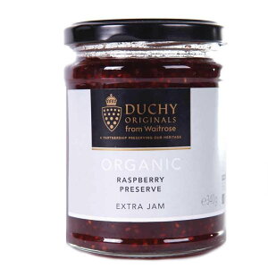 Duchy Originals Organic Preserves 340g (ダッチーオリジナルス　オーガニック ジャム 340g）【海外直送品】【並行輸入品】 (Raspberry Preserve / ラズベリージャム)