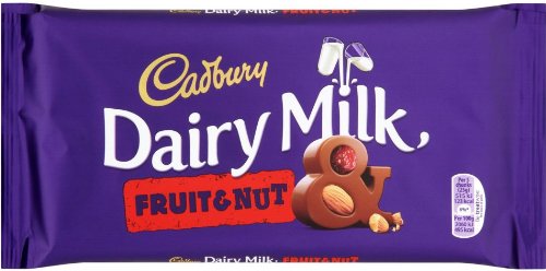 Cadbury Fruit & Nut iLho[@t[cibcj@120g x 3@ysAizyCOiz