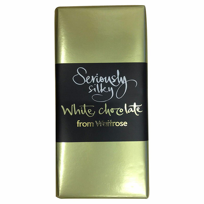 Waitrose Seriously Silky White Chocolate iEFCg[Y@VL[zCg`R[gj@85g x 2 Packs@ysAizyCOiz