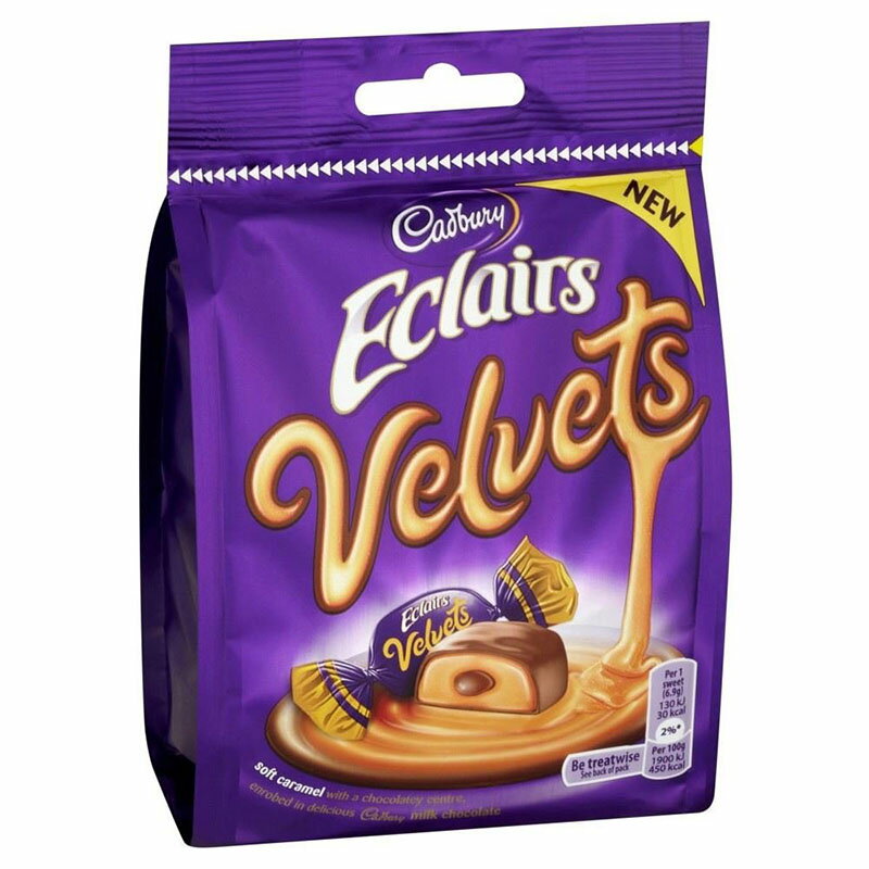 Cadbury Eclairs Velvets (151g) Lho[GNAxxbgi 151Oj