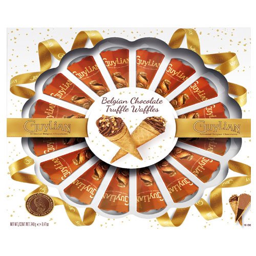 Guylian Chocolates Waffle Cones party box 240g Made in Belgium [並行輸入品]