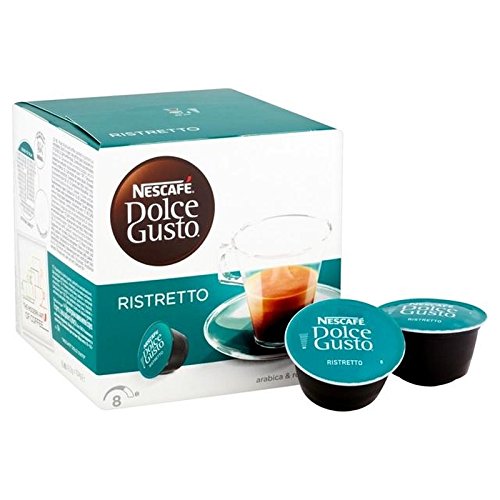 Nescafe Dolce Gusto Espresso Ristretto 104g (Pack of 2) ネスカフェ ドルチェグストエスプレッソリステロット 104グラム (x 2) - [並行輸入品] 1