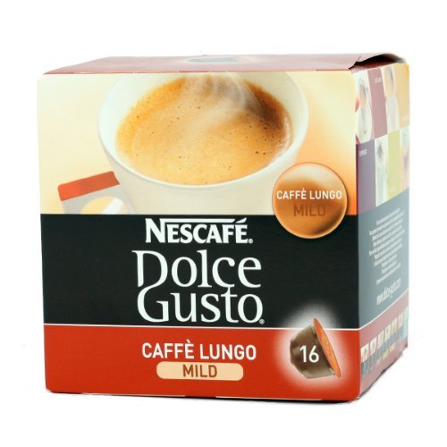 Nescafe Dolce Gusto Caffe Lungo Mild, 16 Capsulesh`FOXg