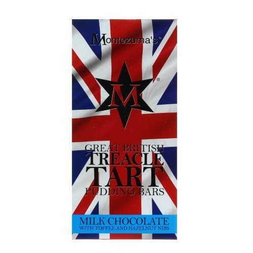 Montezumas Chocolate Great British Treacle Tart Bar 100 g (order 12 for trade outer) / Montezumasチョコレート トリークルタルトバー100グラム（商品外にするため12 ）