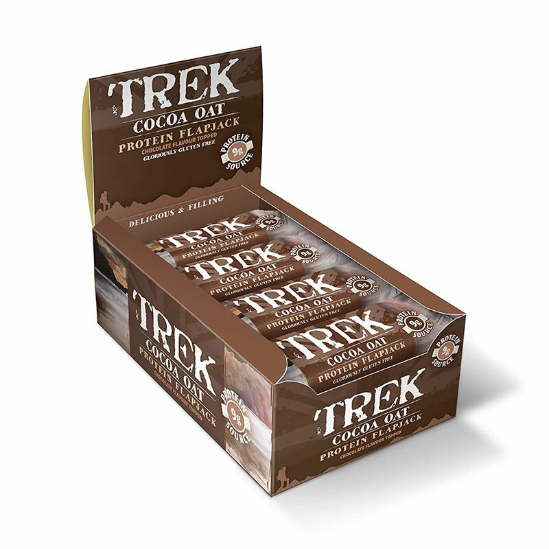 Trek Cocoa and Oat Protein Flapjack Bar 50 g