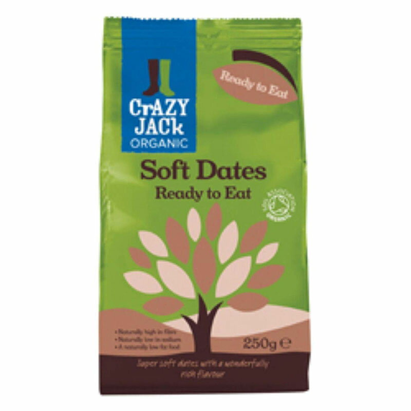 Crazy Jack Organic Soft Dates RTE 250 g (order 6 for trade outer) / 쥤å˥åǡ ǰ׳Τ6 RTE 250