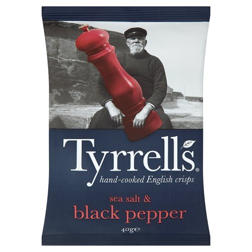 Tyrell's Sea Salt & Black Pepper 40g eB V[\g&ubNybp[|eg`bvX