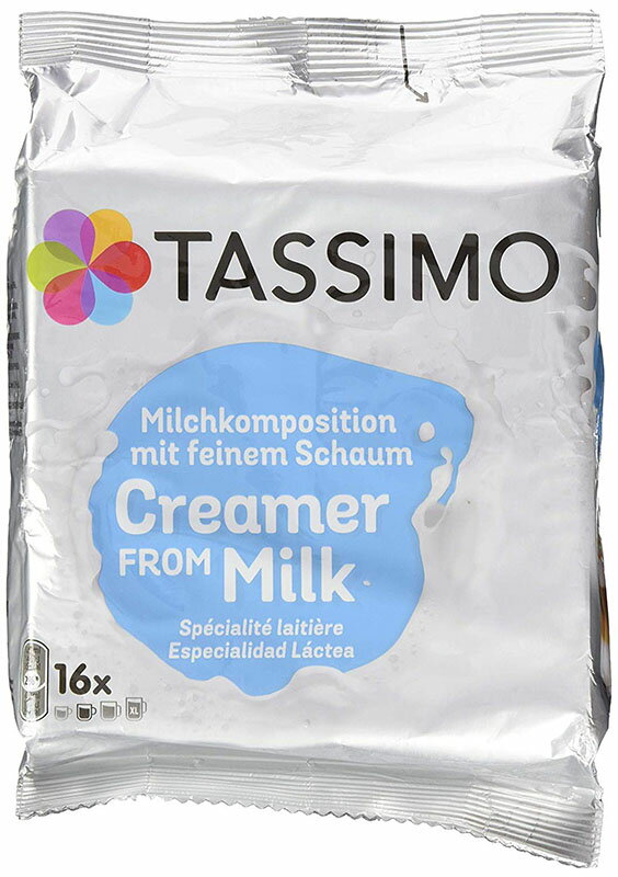 Tassimo Milk Creamer, Pack of 2, 2 x 16 T-Discs (32 T-disc)