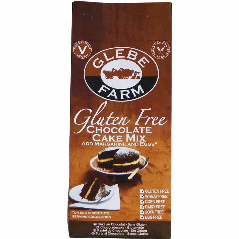 Glebe Farm Gluten Free Cake Mix Chocolate (300g) O[ut@[Oet[̃P[L~bNX`R[gi 300Oj