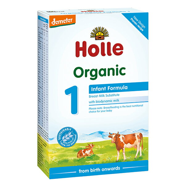 Holle Organic Baby Milk Formula 1 ホレ オーガニック 粉ミルク 400g 赤ちゃんミルク 有機ベビーミルク【新生児から】【英国直送】