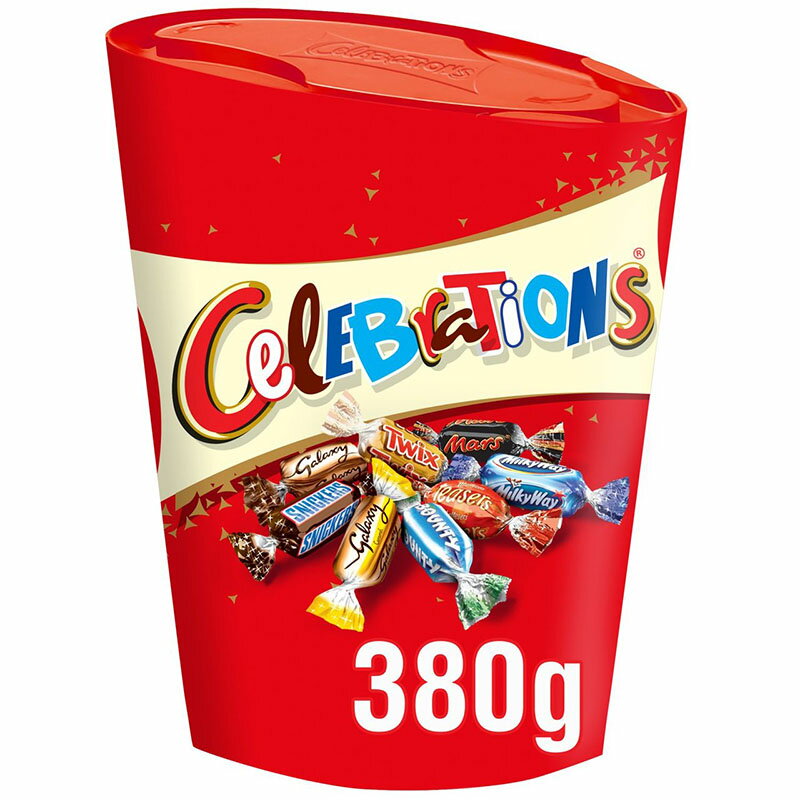 Celebrations Large Carton 380g セレブレーション チョコ 詰め合わせ 大容量 クリスマスギフト チョコレート イギリス【英国直送】