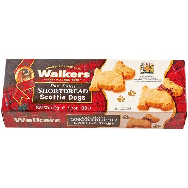Walkers Shortbread Scottie Dogs 110g x 3 ウォーカー ビスケット スコッティドッグ お菓子 110g x 3箱セット ショートブレッド ビスケットクッキー イギリス土産【英国直送品】