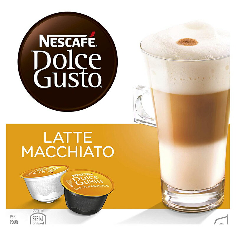 Nescafe Dolce Gusto Latte Macchiato Coffee Pods 8 Drinks 194.4g