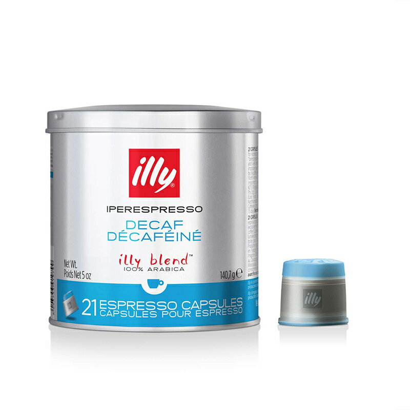 illy Espresso Decaf Capsules C[ Cy[GXvb\ JvZ fJtF 21P