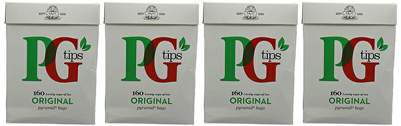PG Tips 160 Teabags 500 g (Pack of 4)