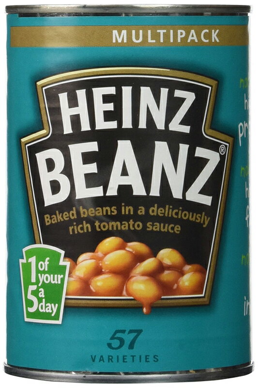 Heinz Baked With Tomato Sauce, 14.1-Ounce Tins (Pack of 12) by Heinz