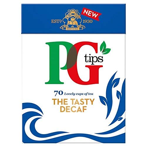 PG TIPS DECAF 70 tea bags x 4 packs PGティップス デカフェ 紅茶 70ティーバッグ デカフェティーイギリス カフェインなし 70袋 ピージーチップス