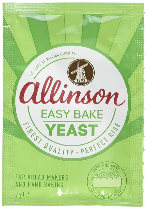 Allinsons Easy Bake Yeast Twin pack 7g (Pack of 24)