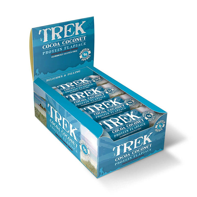 Trek Cocoa Coconut Flapjack Bar 50 g (Pack of 16)