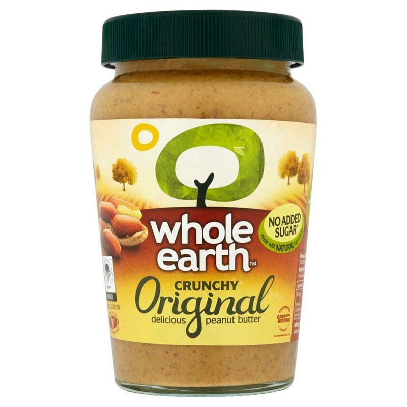 Whole Earth Crunchy Original Peanut Butter No Added Sugar (454g) z[A[X s[ibco^[ N` 