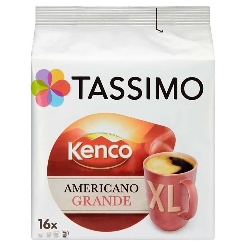 TASSIMO Kenco Medium Roast Coffee 16 T DISCs (Pack of 5, Total 80 T DISCs)