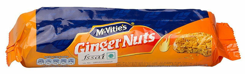 McVitiefs Ginger Nuts WW[ ibc 250 G