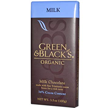 Green & Black's Chocolate, Organic Milk Chocolate, 3.5 oz (100 g) (Discontinued Item)