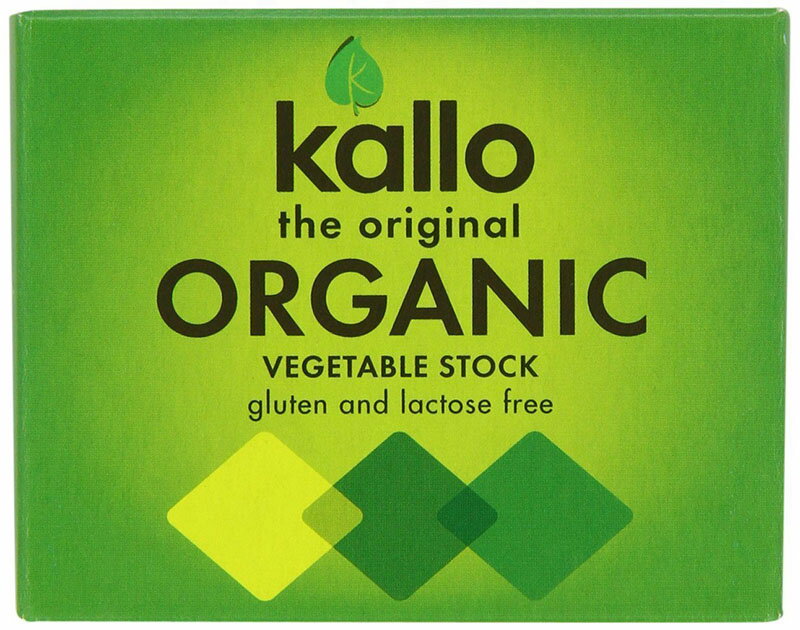 Kallo Organic Vegetable 8 Stock Cubes 88g カロ オーガニック ベジタブル ストックキューブ スープの素 野菜 固形8個入り