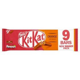 NESTLE KIT KAT 2 FINGER PK8 ORANGE