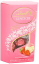 リンツ Lindt Lindor Strawberries and Cream リンドール チョコレート コルネットストロベリー 200g