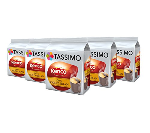 TASSIMO Kenco Colombian 16 T DISCs (Pack of 5, Total 80 T DISCs)