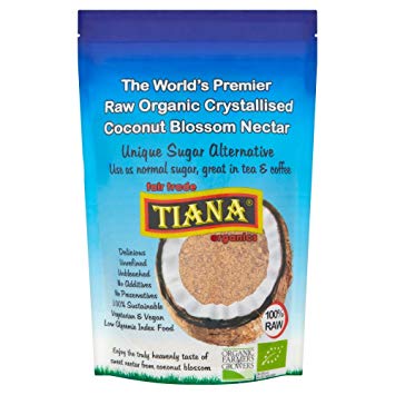 Tiana Organic Premium Raw Coconut Nectar 250 g (Pack of 2)