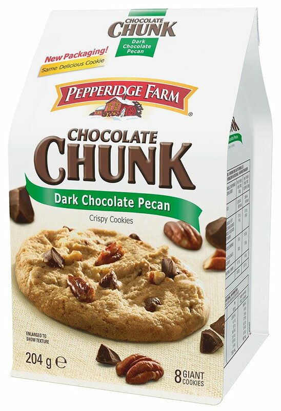 Pepperidge Farm - Chocolate Chunk - Dark Chocolate Pecan Crispy Cookies - 204g
