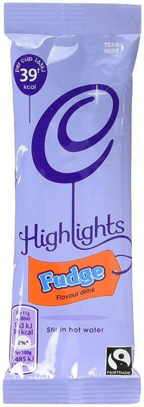 Cadbury Highlights Fudge Hot Chocolate 11 g (Pack of 30 Sticks)