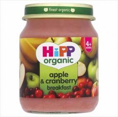 Hipp Apple & Cranberry Breakfast 125g qbvAbvNx[H 125O