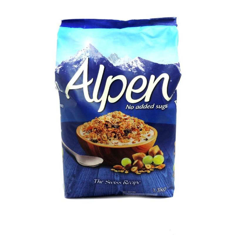 Alpen - The Swiss Recipe No Added Sugar Original Cereal - 1.3kg