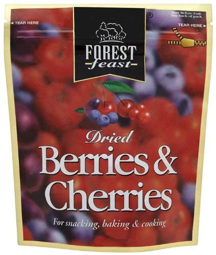 Forest Feast Premium Fruit Doypacks Berries and Cherries 170 g (Pack of 4)