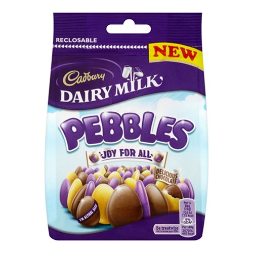 Cadbury Dairy Milk Pebbles 140 g (Pack of 10)