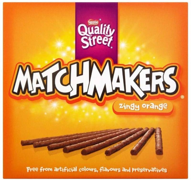 Nestle Quality Street Matchmakers - Zingy Orange (151g) ネスレハイストリート仲人 - バンジーオレンジ（ 151グラム）