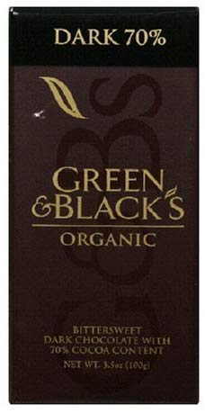 Green & Black Dark Chocolate L@_[N`R[g 70  i1 x 3.5 IXj