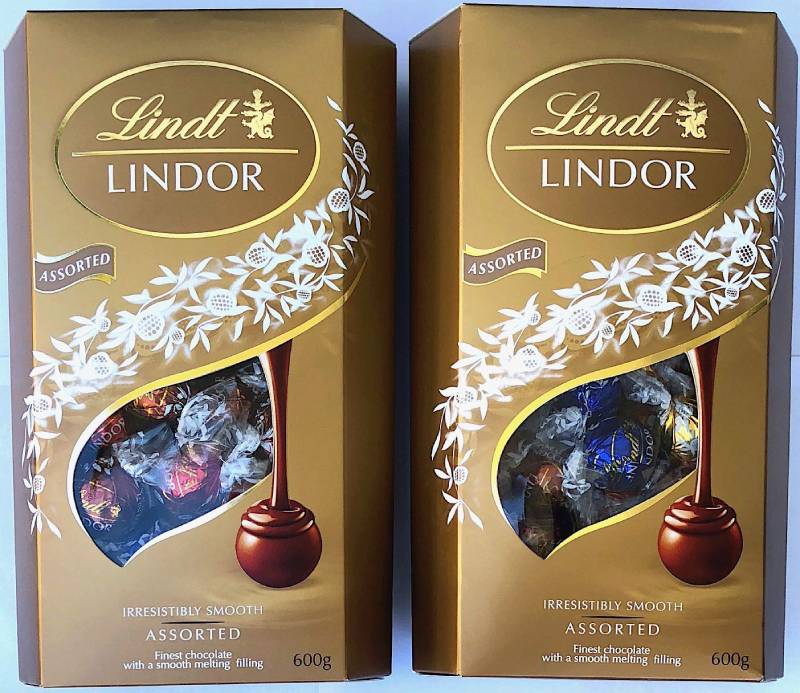 Lindt Lindor Assorted c h[ 4A\[g 600g 2