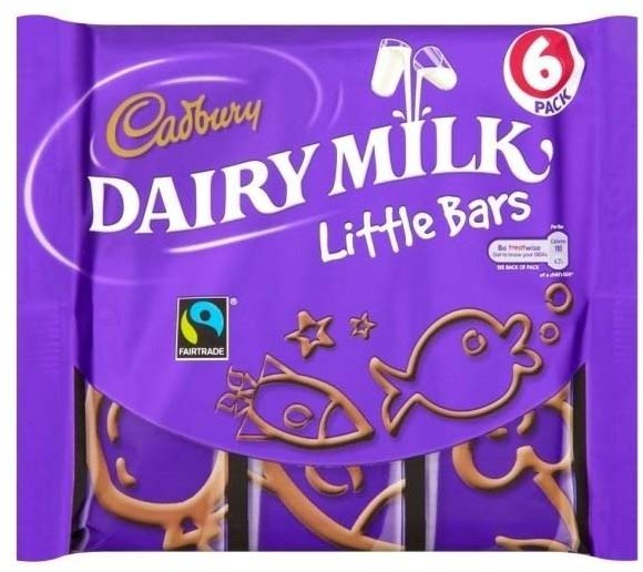 Cadbury Dairy Milk Little Bars (6 per pack - 124g) Lho[ fC[~N ~j`Ro[ `R[g