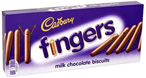 Cadbury Milk Chocolate Fingers 114g Lho[~N`R[g