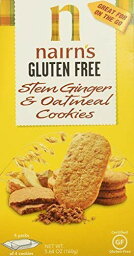 Nairns Gluten Free Stem Ginger and Oatmeal Cookies, 5.64 Ounce by Nairn's ネアンズ グルテンフリー ジンジャー＆オートミールクッキー 約160g [並行輸入品] 海外直送品